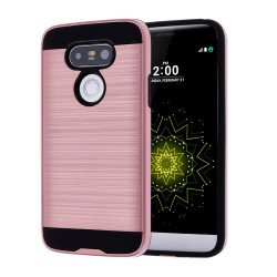LG G5 Iron Shield Hybrid Case (Rose Gold)